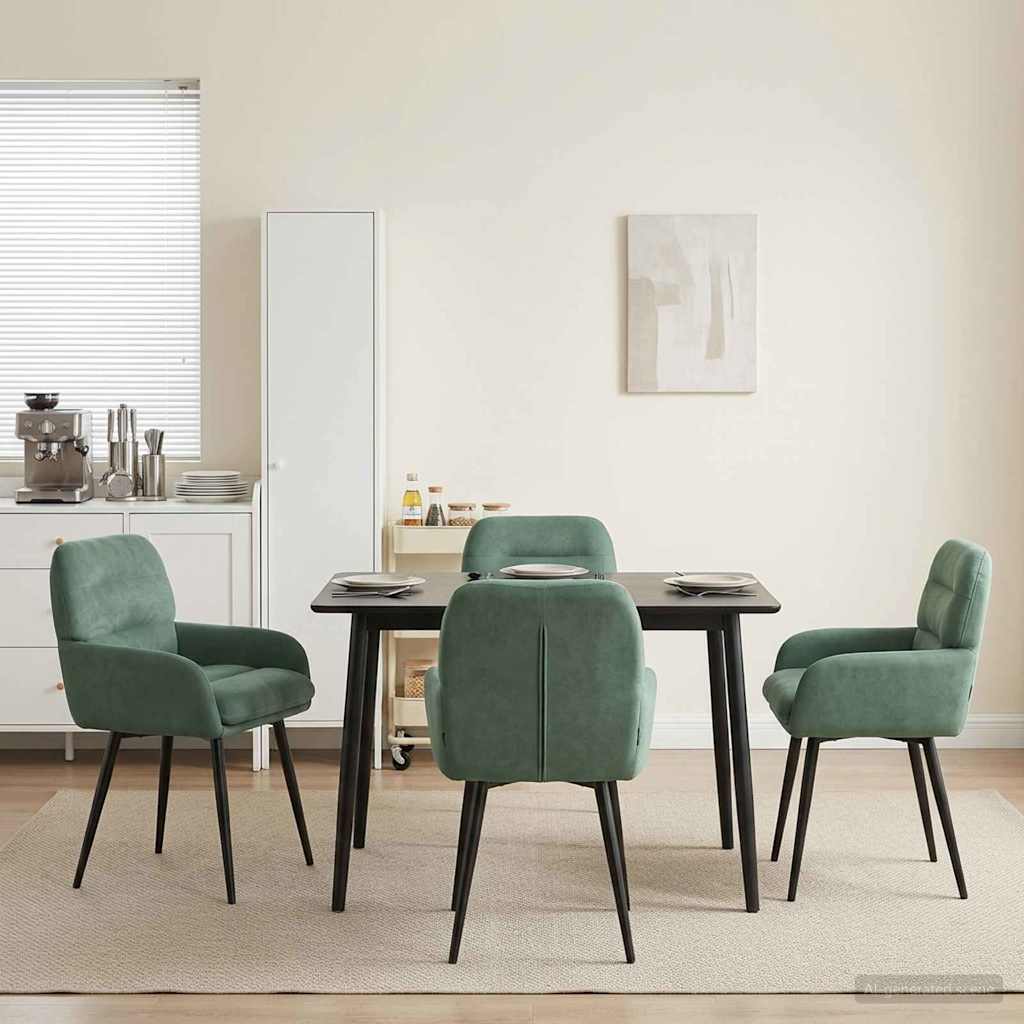 Sillas De Comedor 2 Uds. Terciopelo 59 X 59,5 X 90 Cm