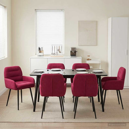 Sillas De Comedor 2 Uds. Terciopelo 59 X 59,5 X 90 Cm