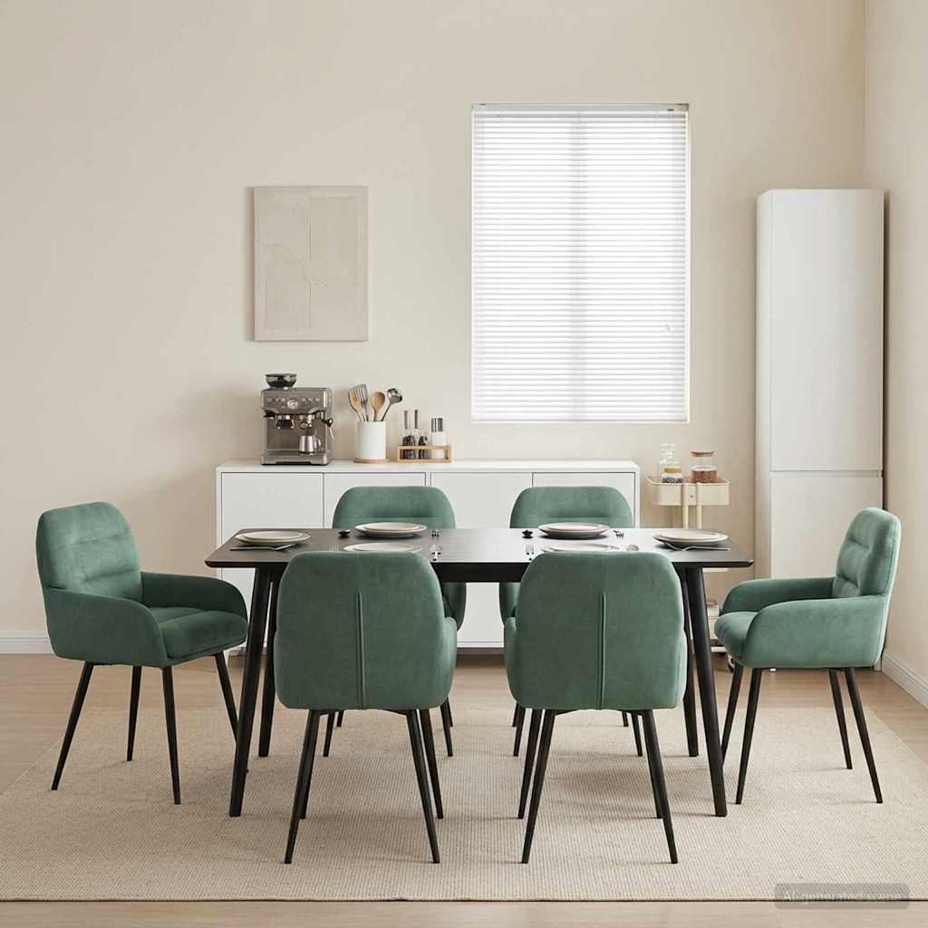 Sillas De Comedor 2 Uds. Terciopelo 59 X 59,5 X 90 Cm