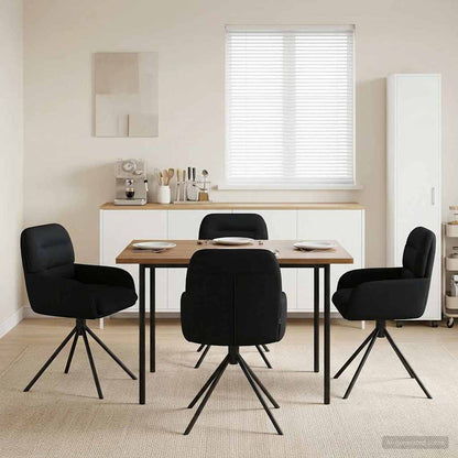 Sillas De Comedor Giratorias 2 Uds. Cuero Sintético