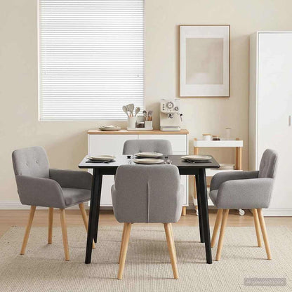 Sillas De Comedor 2 Uds. Bouclé 59 X 56,5 X 85 Cm