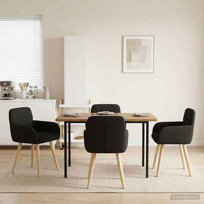 Sillas De Comedor 2 Uds. Bouclé 59 X 56,5 X 85 Cm