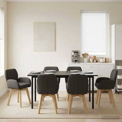 Sillas De Comedor Giratorias 2 Uds. Bouclé