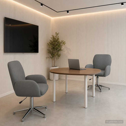 Sillas De Escritorio Giratorias 6 Uds. 54 X 58 X 90 Cm