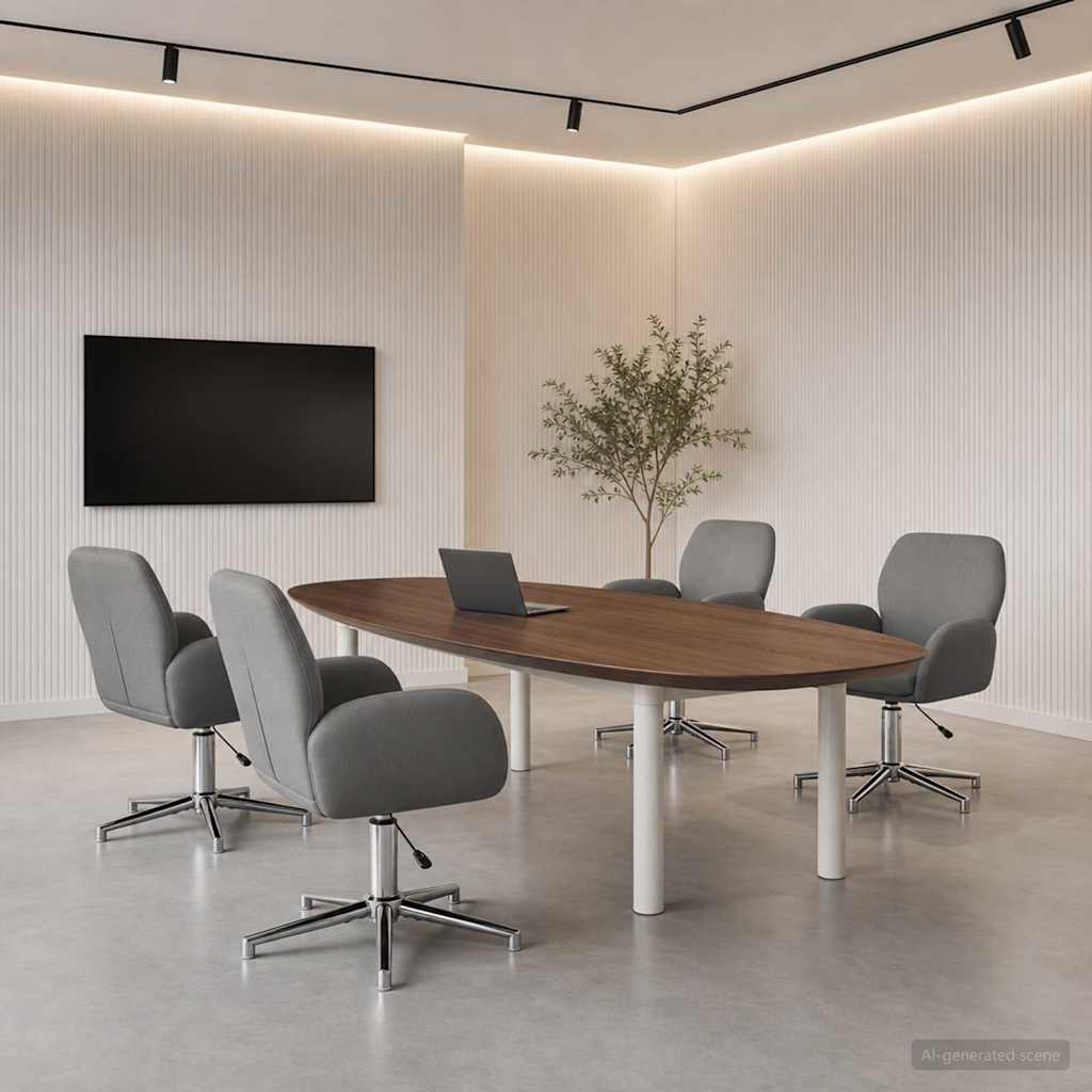 Sillas De Escritorio Giratorias 6 Uds. 54 X 58 X 90 Cm