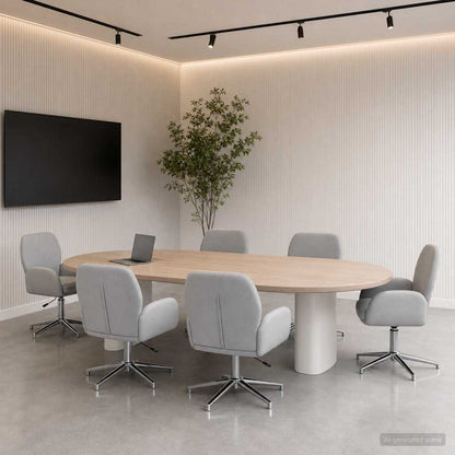Sillas De Escritorio Giratorias 6 Uds. 54 X 58 X 90 Cm