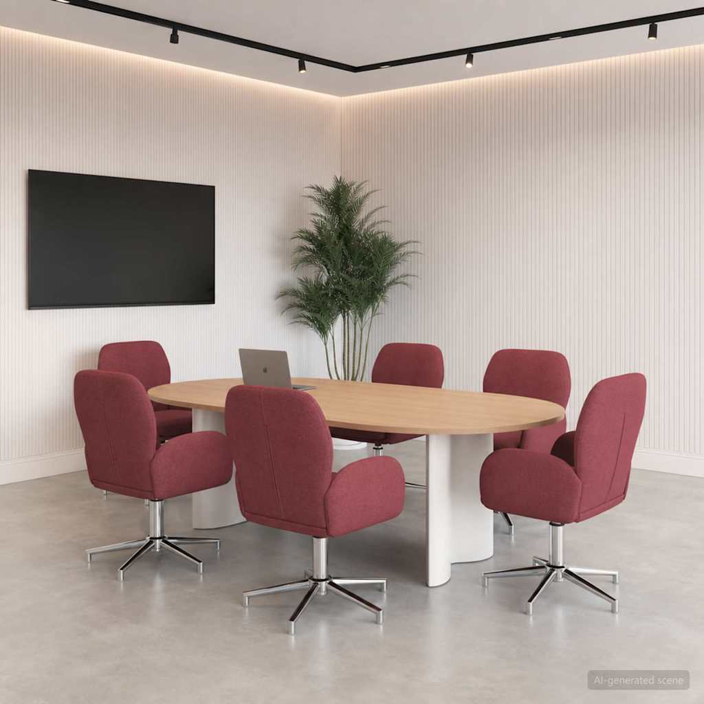 Sillas De Escritorio Giratorias 2 Uds. 54 X 58 X 90 Cm