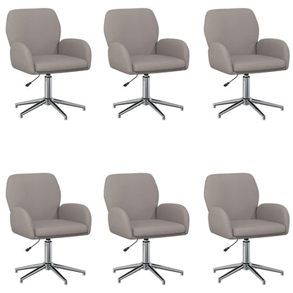 Sillas De Escritorio Giratorias 6 Uds. 54 X 58 X 90 Cm
