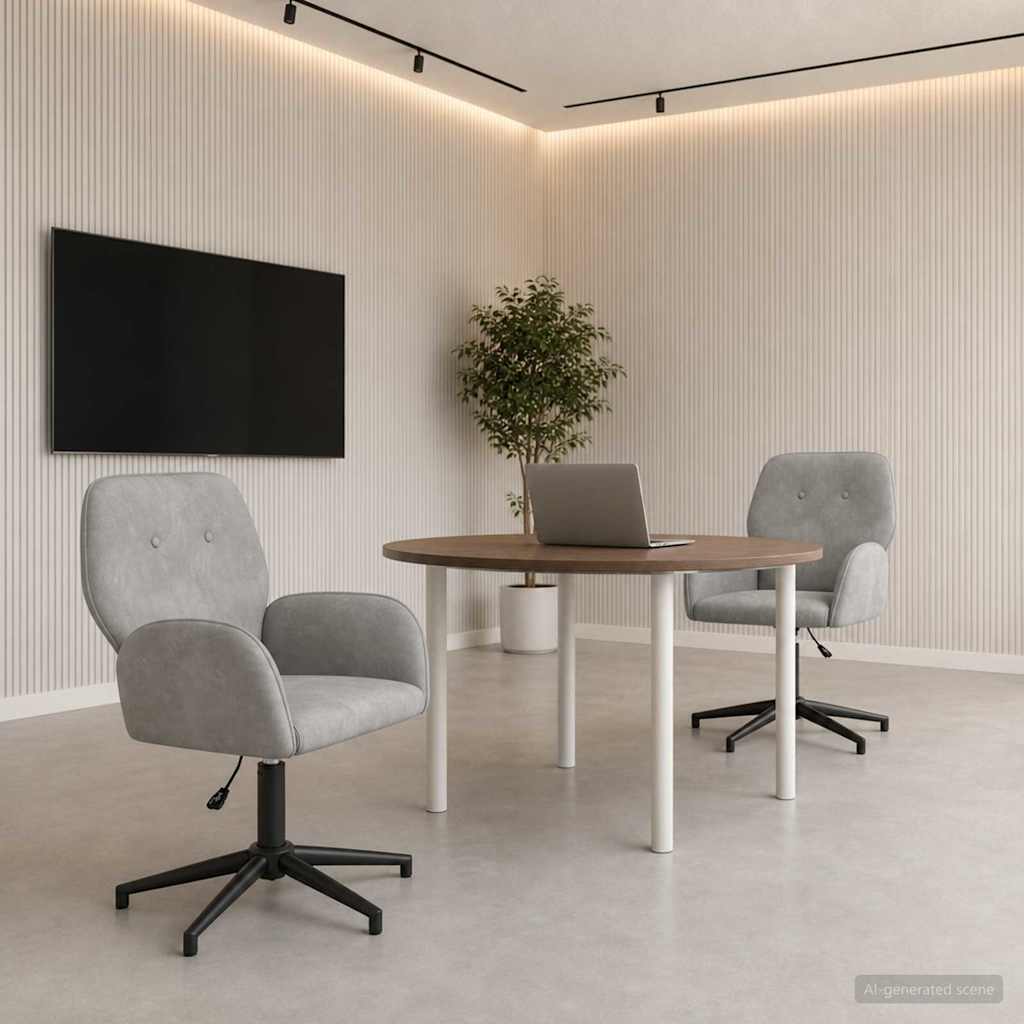 Sillas De Escritorio Giratorias 6 Uds. 54 X 55 X 90 Cm