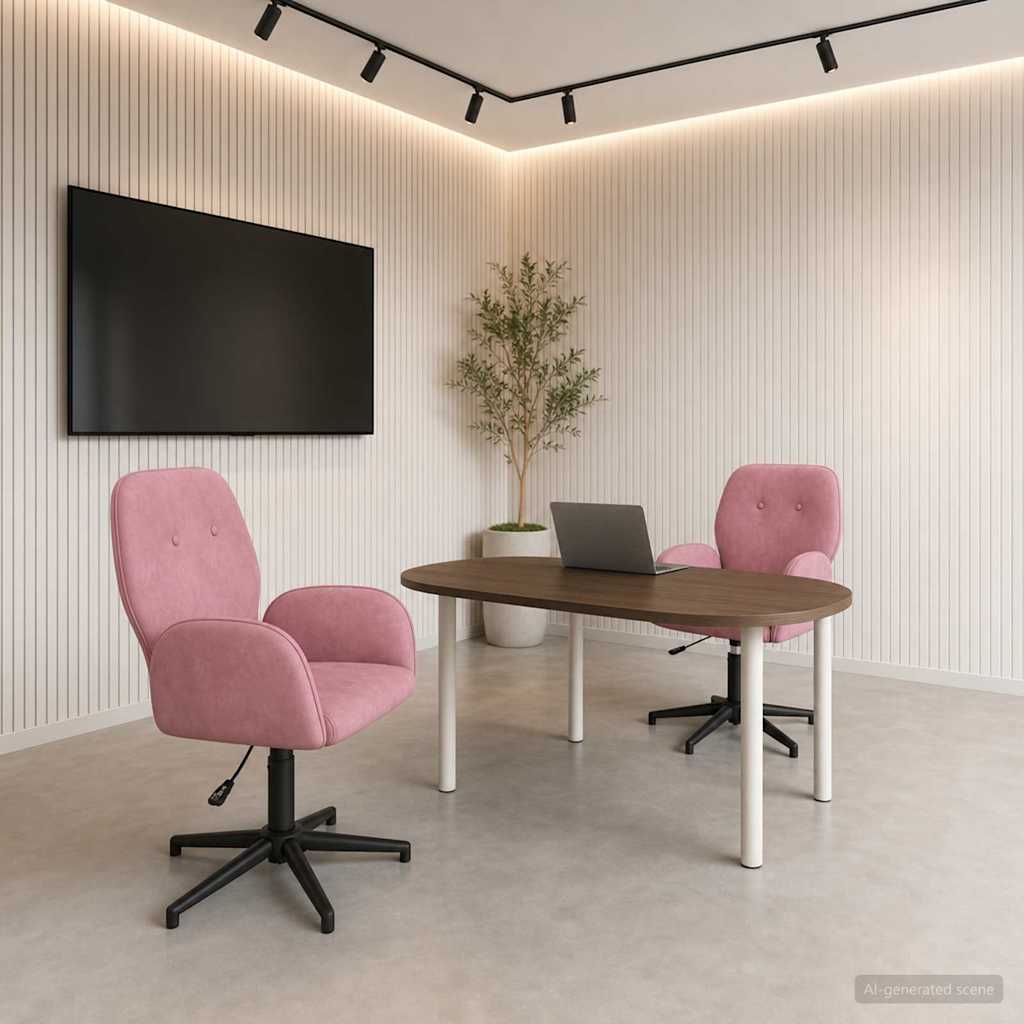 Sillas De Escritorio Giratorias 6 Uds. 54 X 55 X 90 Cm