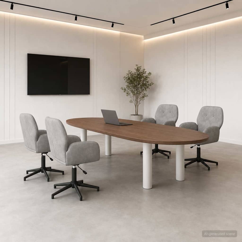 Sillas De Escritorio Giratorias 6 Uds. 54 X 55 X 90 Cm