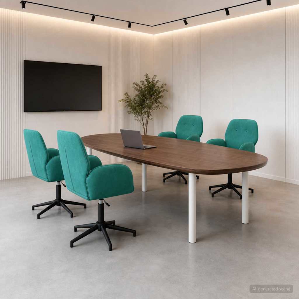 Sillas De Escritorio Giratorias 6 Uds. 54 X 55 X 90 Cm