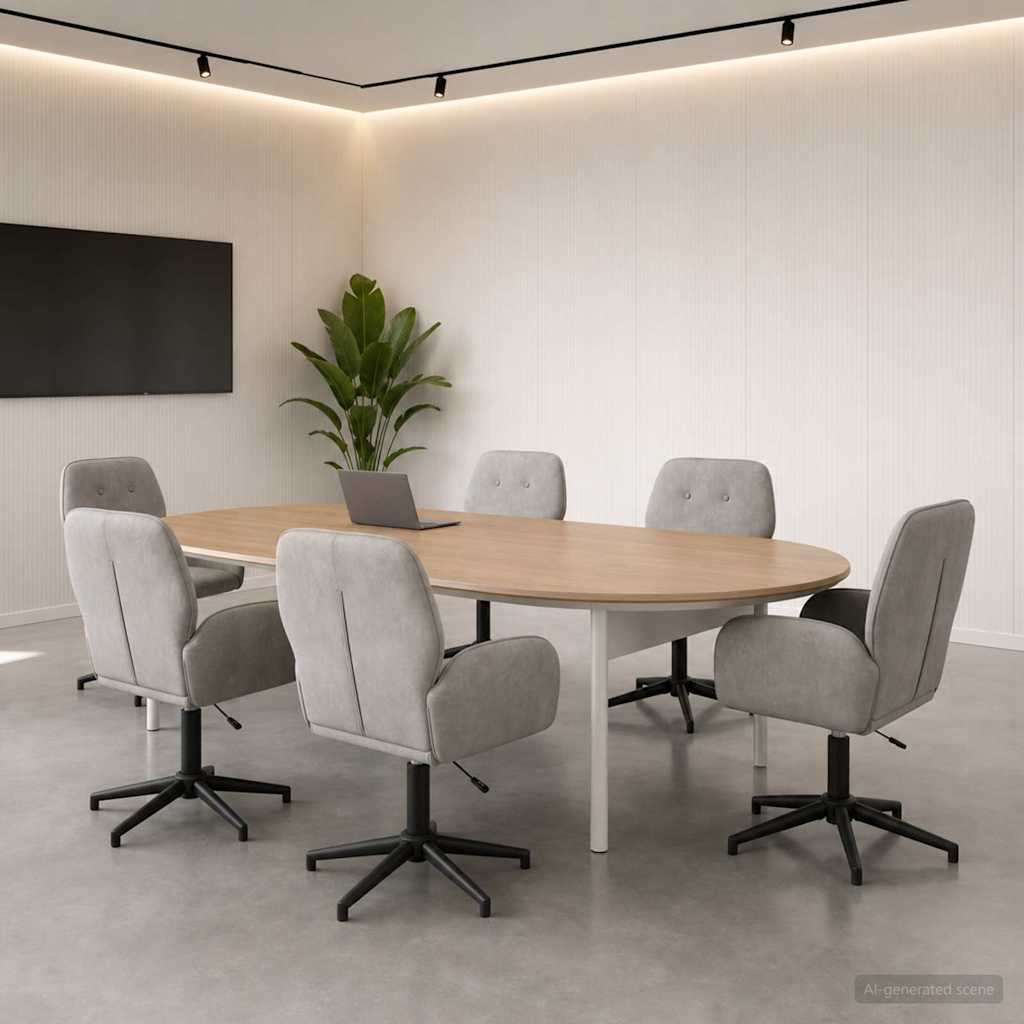 Sillas De Escritorio Giratorias 6 Uds. 54 X 55 X 90 Cm