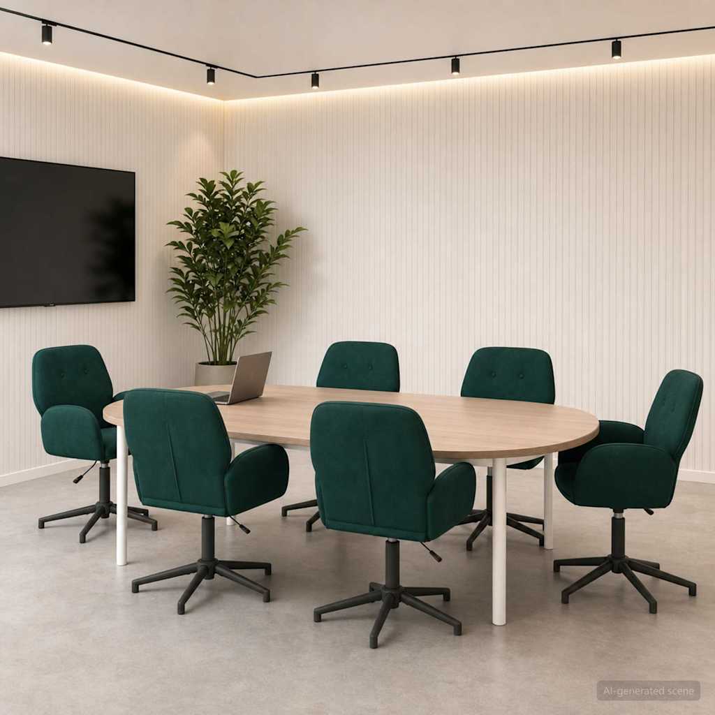 Sillas De Escritorio Giratorias 6 Uds. 54 X 55 X 90 Cm