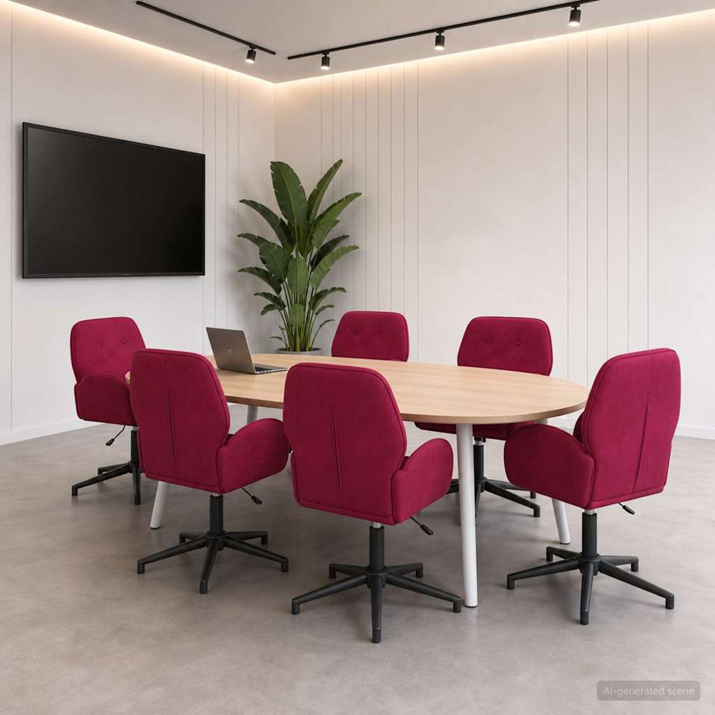 Sillas De Escritorio Giratorias 2 Uds. 54 X 55 X 90 Cm