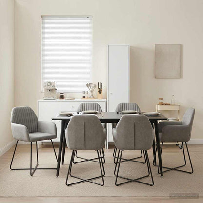 Sillas De Comedor 2 Uds. Terciopelo 55 X 50 X 84 Cm