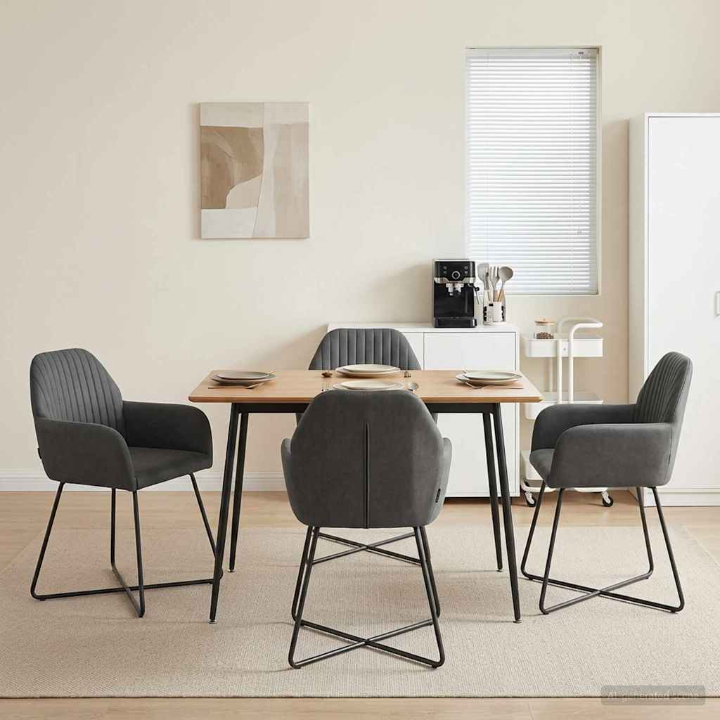 Sillas De Comedor 2 Uds. Terciopelo 55 X 50 X 84 Cm