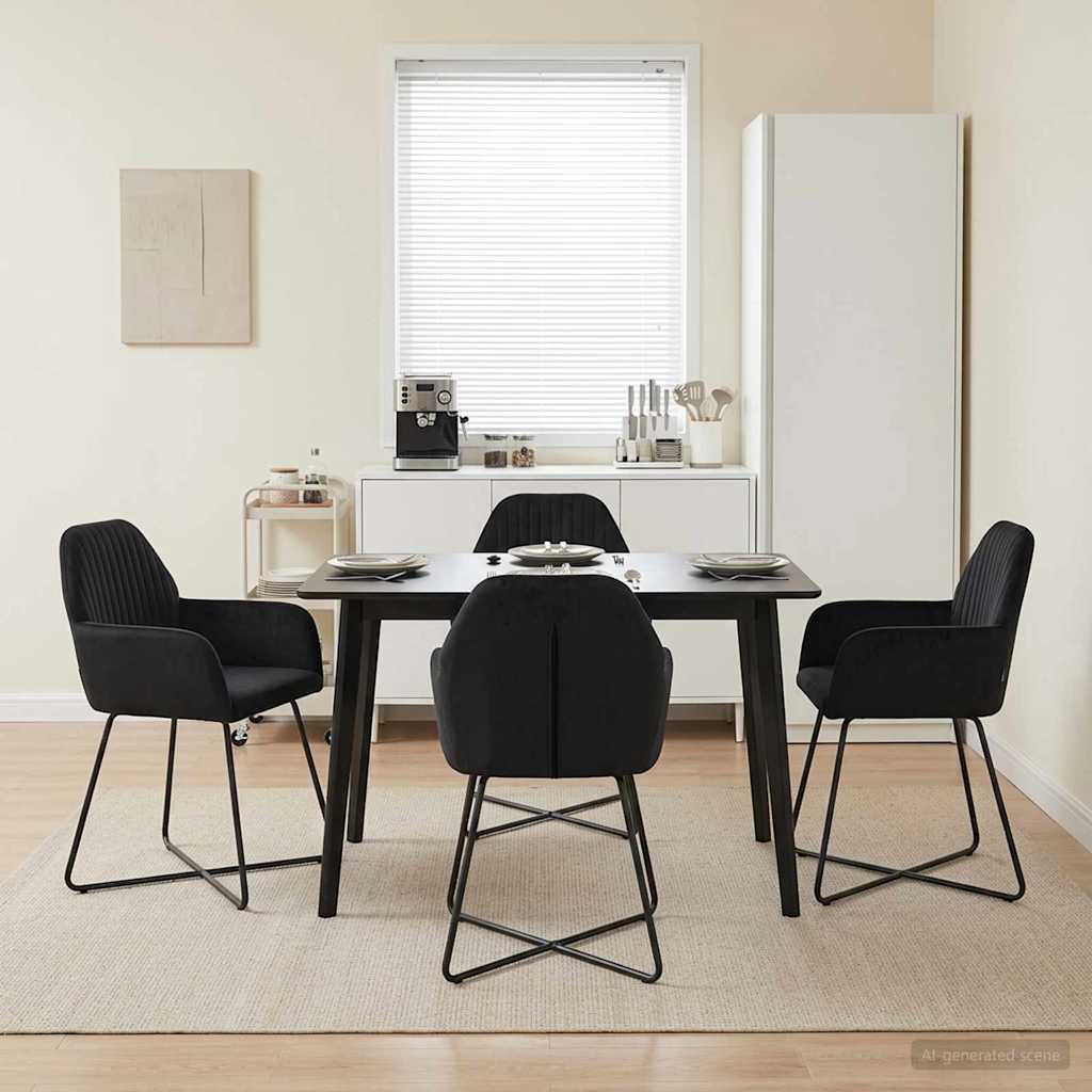 Sillas De Comedor 2 Uds. Terciopelo 55 X 50 X 84 Cm