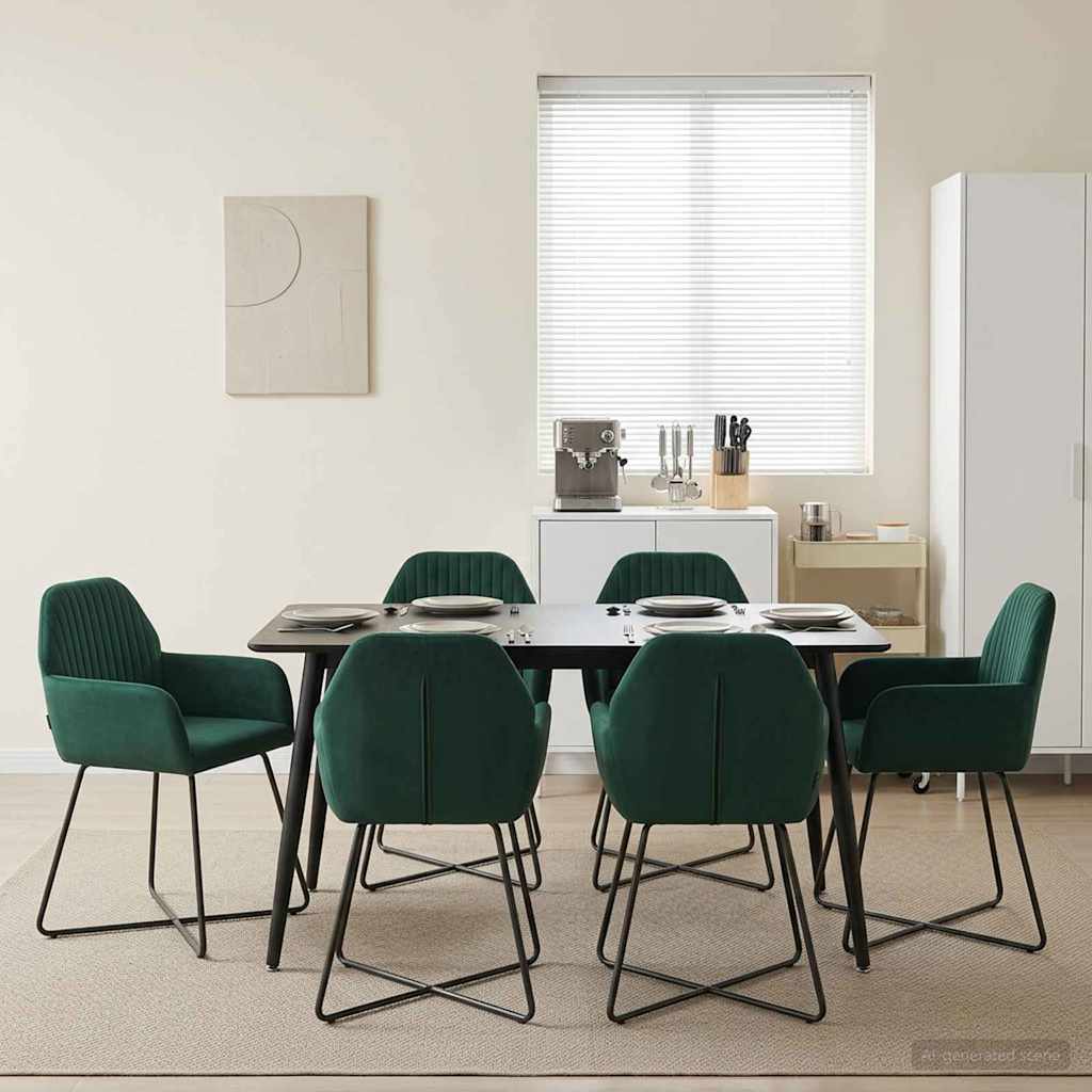 Sillas De Comedor 2 Uds. Terciopelo 55 X 50 X 84 Cm