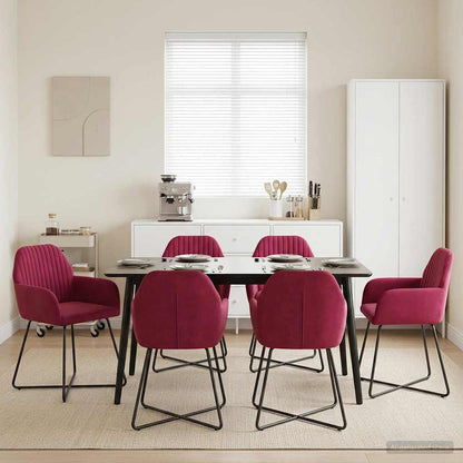 Sillas De Comedor 2 Uds. Terciopelo 55 X 50 X 84 Cm