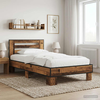 Estructura Cama Madera Ingeniería Metal