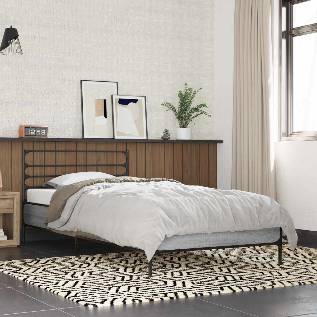 Estructura Cama Madera Ingeniería Metal