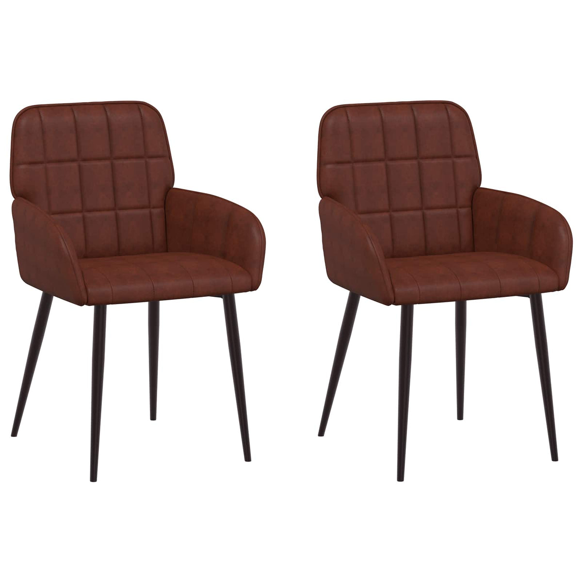 Sillas De Comedor 2 Uds. Cuero Sintético