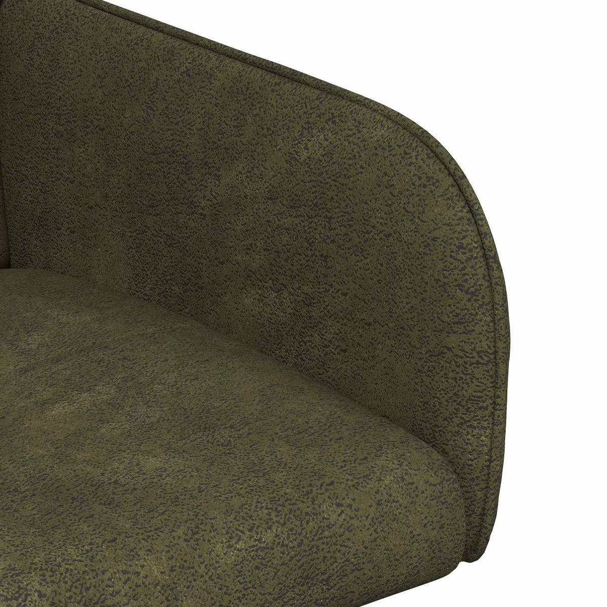 Sillas De Comedor 2 Uds. Cuero De Suede Sintético Verde Militar
