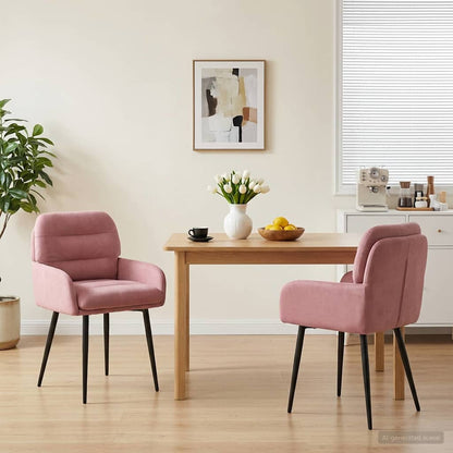 Sillas De Comedor 2 Uds. Terciopelo 59 X 59,5 X 90 Cm