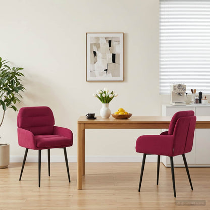 Sillas De Comedor 2 Uds. Terciopelo 59 X 59,5 X 90 Cm