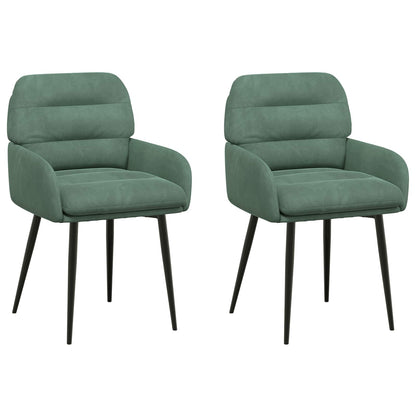 Sillas De Comedor 2 Uds. Terciopelo 59 X 59,5 X 90 Cm
