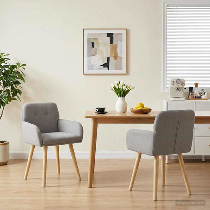 Sillas De Comedor 2 Uds. Bouclé 59 X 56,5 X 85 Cm
