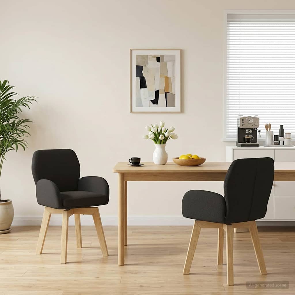 Sillas De Comedor Giratorias 2 Uds. Bouclé