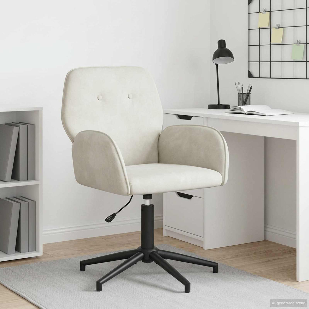 Silla De Escritorio Giratoria 54 X 55 X 90 Cm