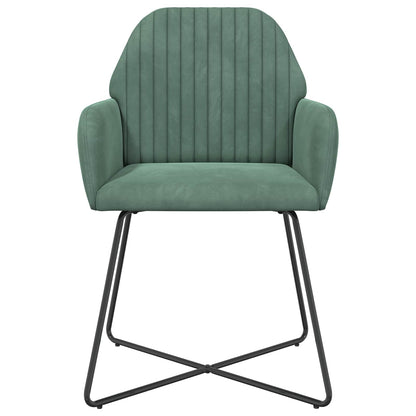 Sillas De Comedor 2 Uds. Terciopelo 55 X 50 X 84 Cm