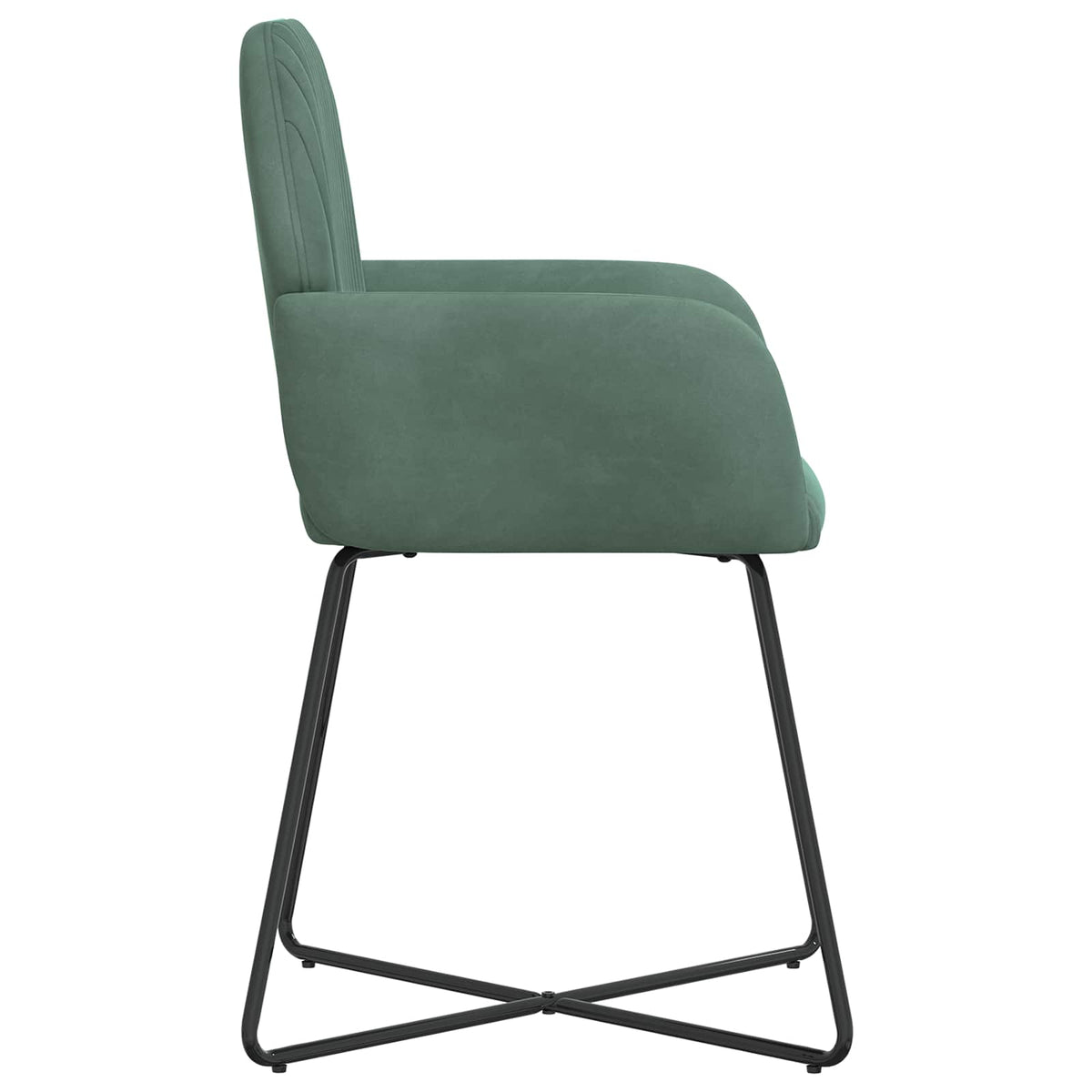 Sillas De Comedor 2 Uds. Terciopelo 55 X 50 X 84 Cm