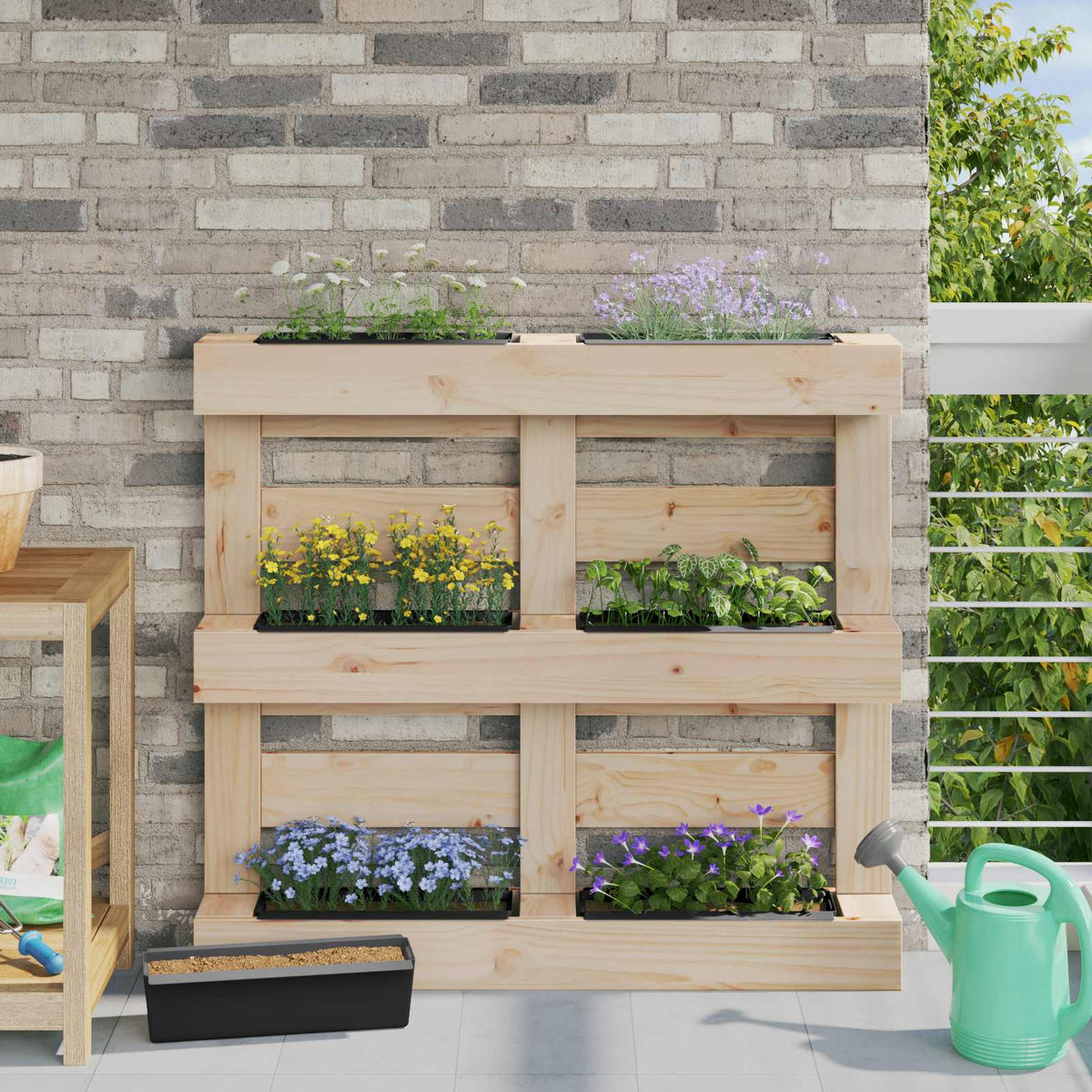 Cajas De Flores Para Palets Euro 24 Pcs