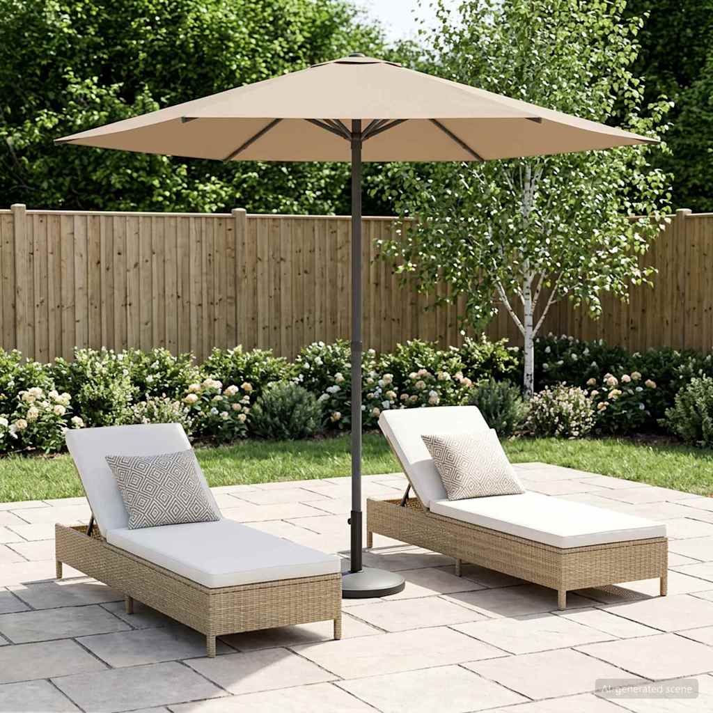 Sombrilla De Jardín 300 X 300 Cm Poliéster Rectangular