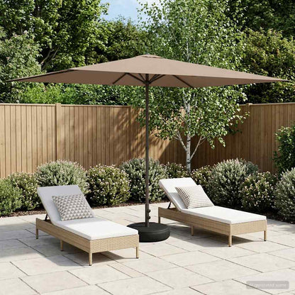 Sombrilla De Jardín 300 X 300 Cm Poliéster Rectangular