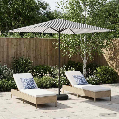 Sombrilla De Jardín 300 X 300 Cm Poliéster Rectangular