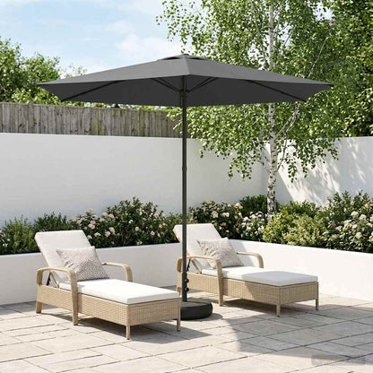 Sombrilla De Jardín 300 X 300 Cm Poliéster Rectangular