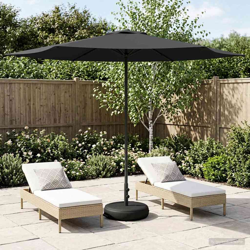 Sombrilla De Jardín 300 X 300 Cm Poliéster Rectangular