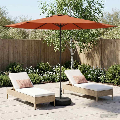 Sombrilla De Jardín 300 X 300 Cm Poliéster Rectangular