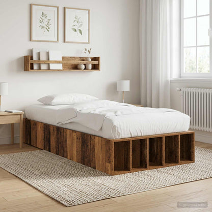 Estructura De Cama Madera De Ingeniería