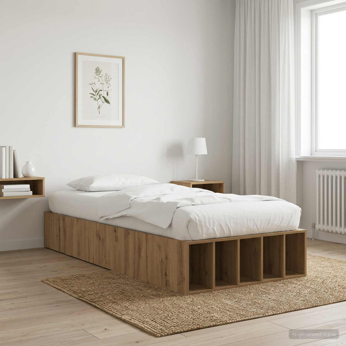 Estructura De Cama Madera De Ingeniería
