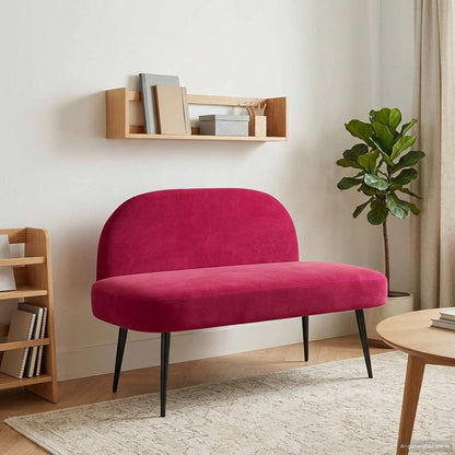 Banco Tapizado Con Respaldo 110 X 60 X 76 Cm