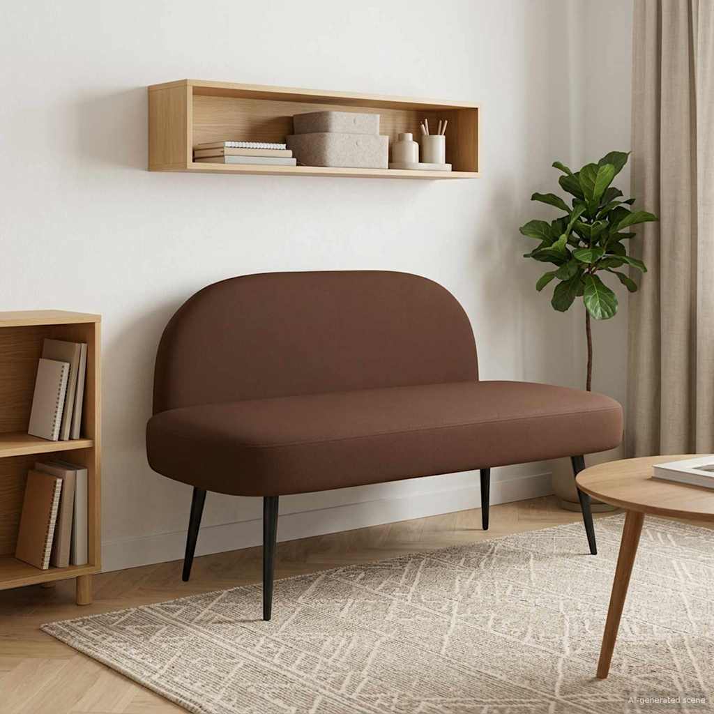 Banco Tapizado Con Respaldo 110 X 60 X 76 Cm