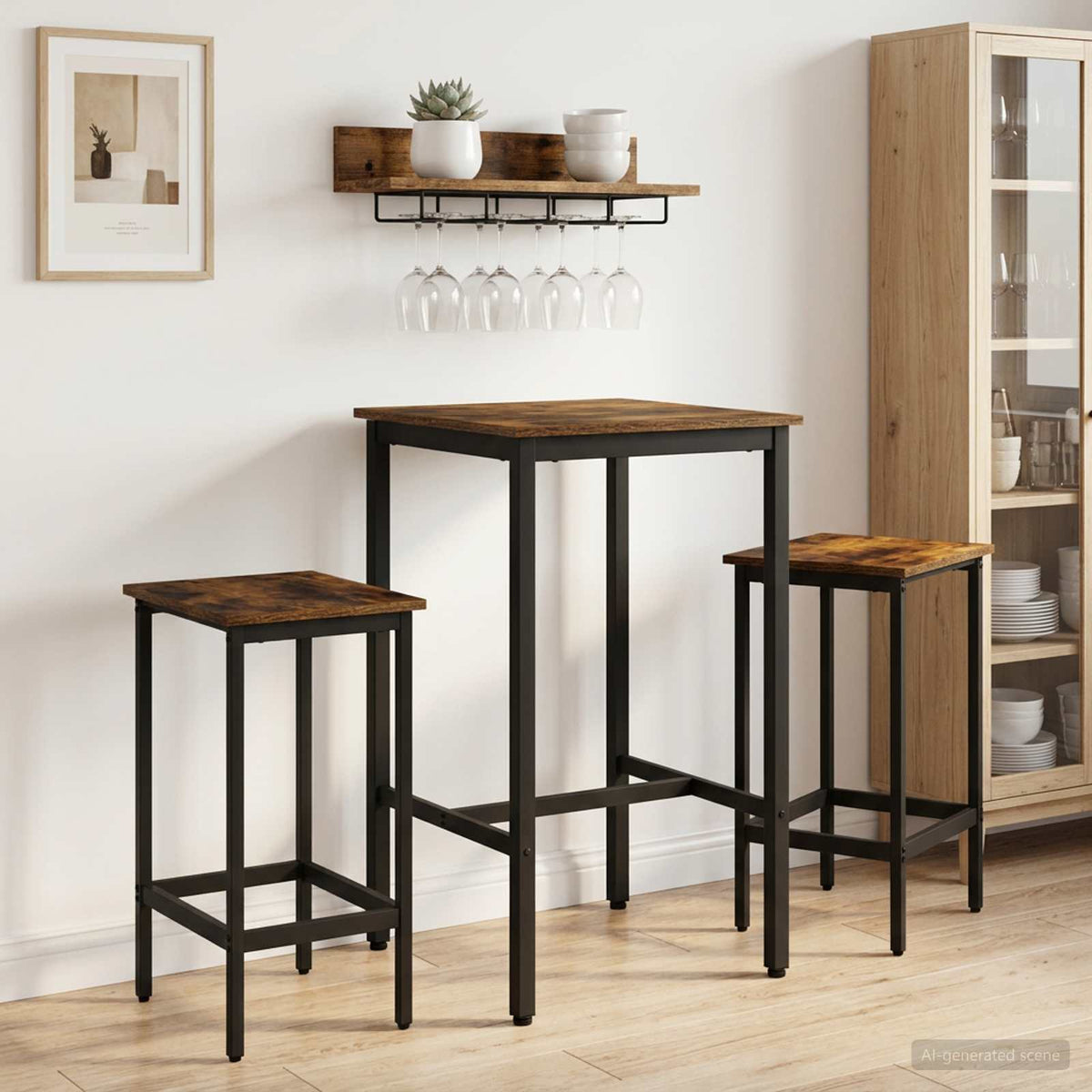 Mesa De Bar Madera De Ingeniería Rectangular
