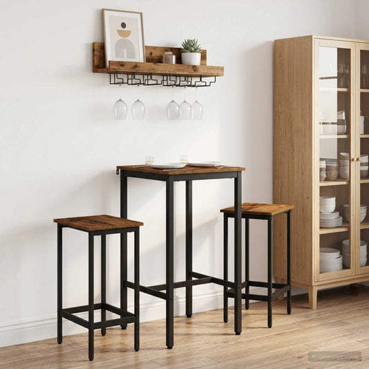 Mesa De Bar Madera De Ingeniería Rectangular