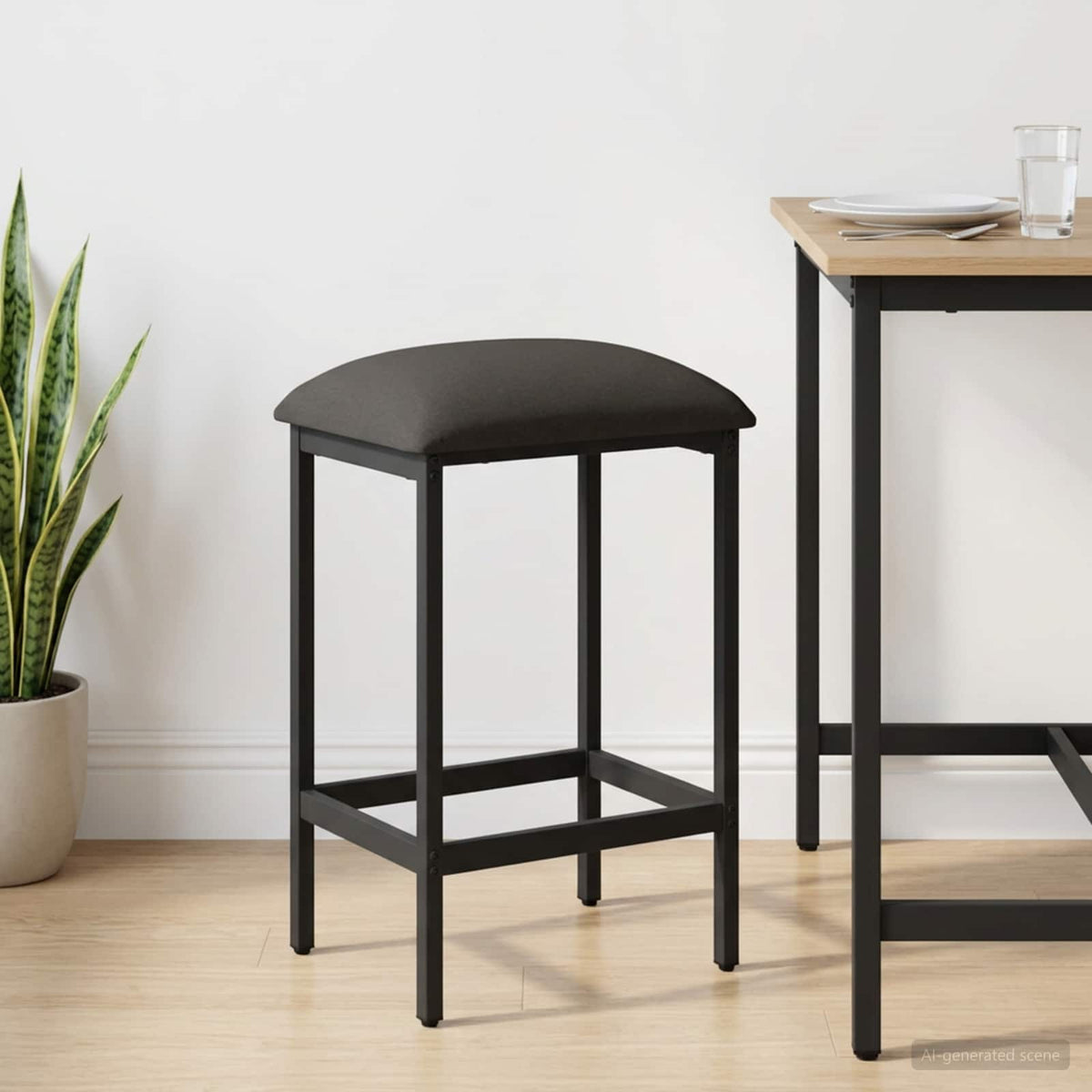 Taburete De Bar Madera De Ingeniería